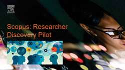 Scopus Researcher Discovery  : ابزاری برای ایجاد ارتباط  